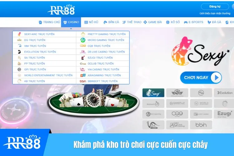 Khám phá kho trò chơi cực cuốn cực cháy