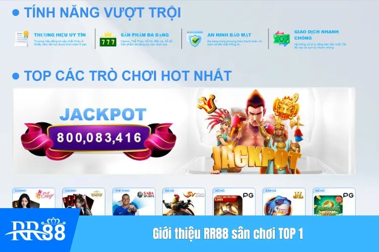 Giới thiệu RR88 sân chơi TOP 1