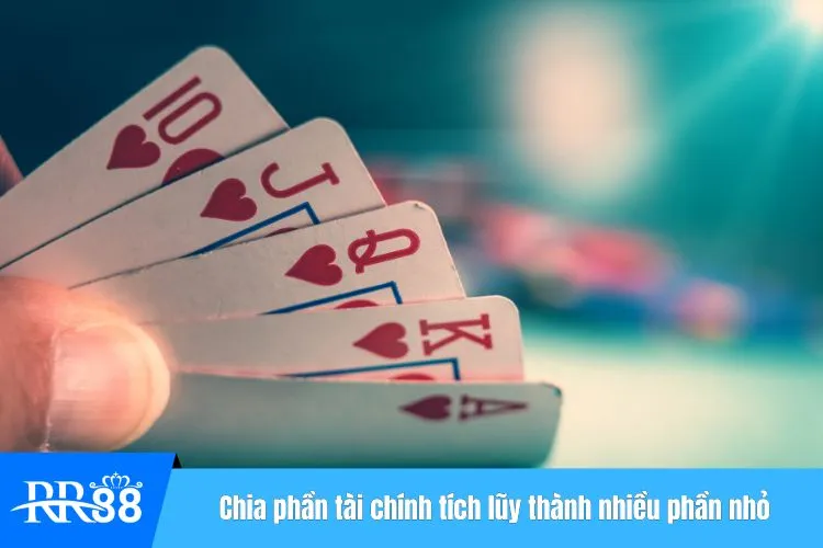 Chia phần tài chính tích lũy thành nhiều phần nhỏ
